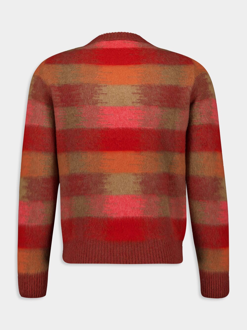 Striped Virgin Wool Crewneck Sweater