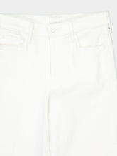 Mother White Twister Sneak Jeans