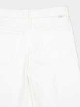Mother White Twister Sneak Jeans
