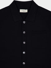 Piacenza 1733 Black Short-Sleeve Button-Up Shirt