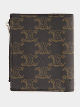 Celine WALLET COMPACT TRIOMPHE CANVAS Poly-Viscose