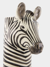 Quail Ceramics Zebra Motif Pencil Holder
