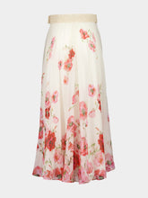 Zimmermann Cream Floral Maxi Skirt