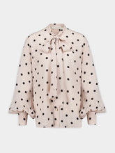 Zimmermann Beige Polka Dot Viscose Blouse