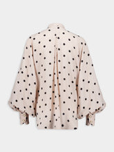 Zimmermann Beige Polka Dot Viscose Blouse