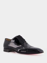 Christian Louboutin Black Greggo Patent Oxfords