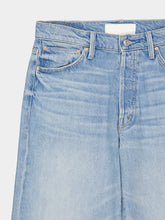 Mother Blue The Dodger Button Hover Cuff Jeans