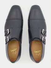 Christian Louboutin Mortimer double buckle leather shoes