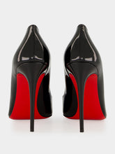Christian Louboutin Black Hot Chick 100 Patent Leather Pumps