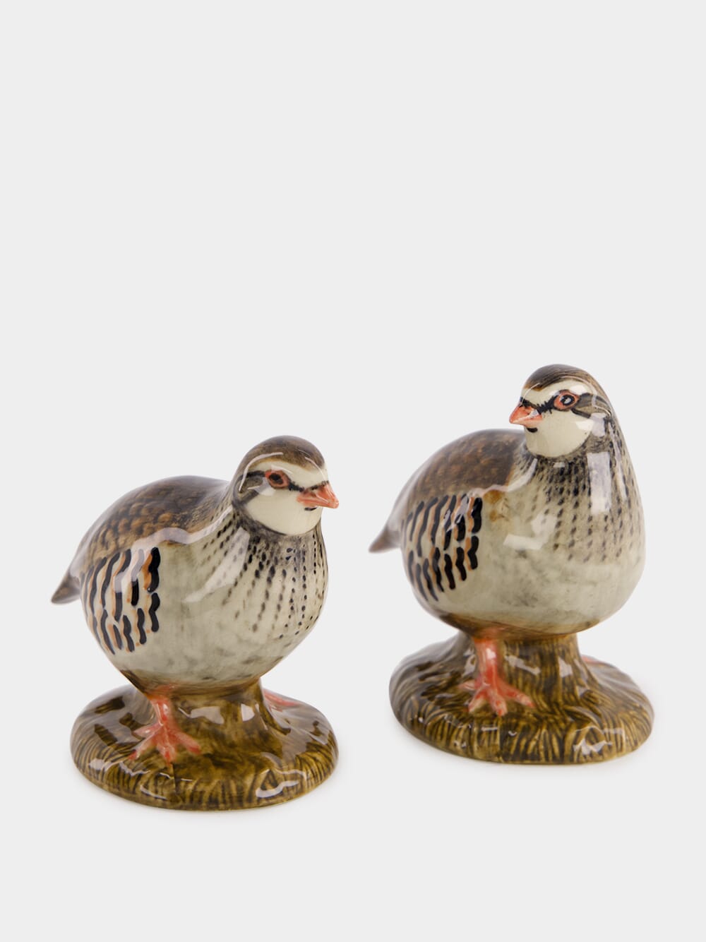 Red Legged Partridge figures Set of 2