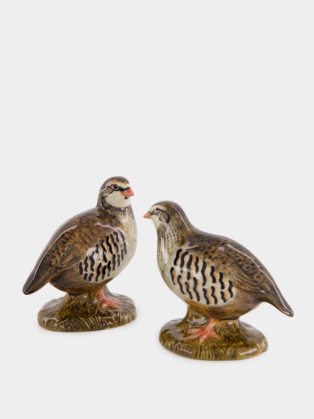 Red Legged Partridge figures Set of 2