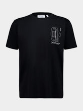 Off-White Black Outline Arrow Slim Cotton T-Shirt
