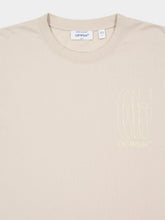 Off-White Cream Big Double Cotton T-Shirt