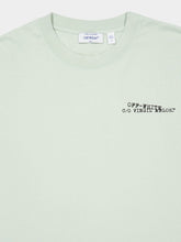 Off-White Mint Type Arrow Cotton T-Shirt