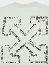 Off-White Mint Type Arrow Cotton T-Shirt