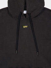 Off-White Black Fallen Caravaggio Cotton Hooded Sweatshirt