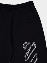 Off-White Black Big Double Arrow Cotton Shorts