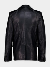 Off-White Black Bookish Buffalo Leather Jacket