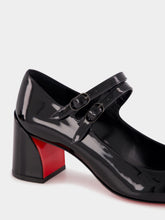 Christian Louboutin Black Miss Jane Patent Leather Pumps