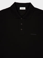 Ferragamo Black Jersey Cotton Polo Shirt
