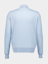 Ferragamo Long-Sleeved Silk Blend Polo
