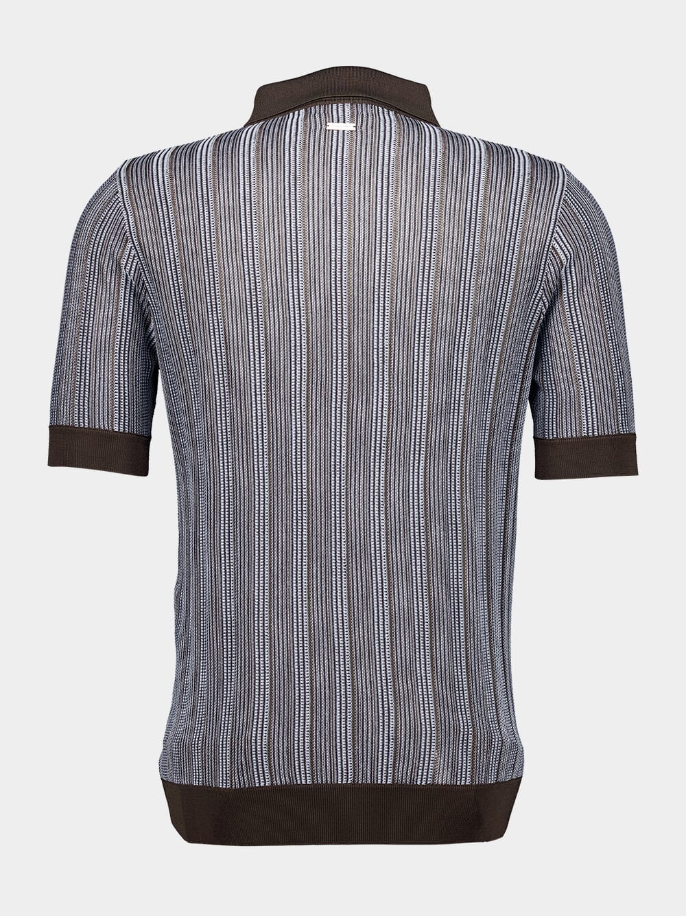 Polo with Vertical Stripes