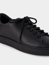 Manolo Blahnik Black Calf Leather Sneakers