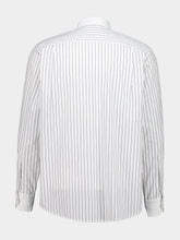 Bode Black and White Steamboat Stripe Shirt