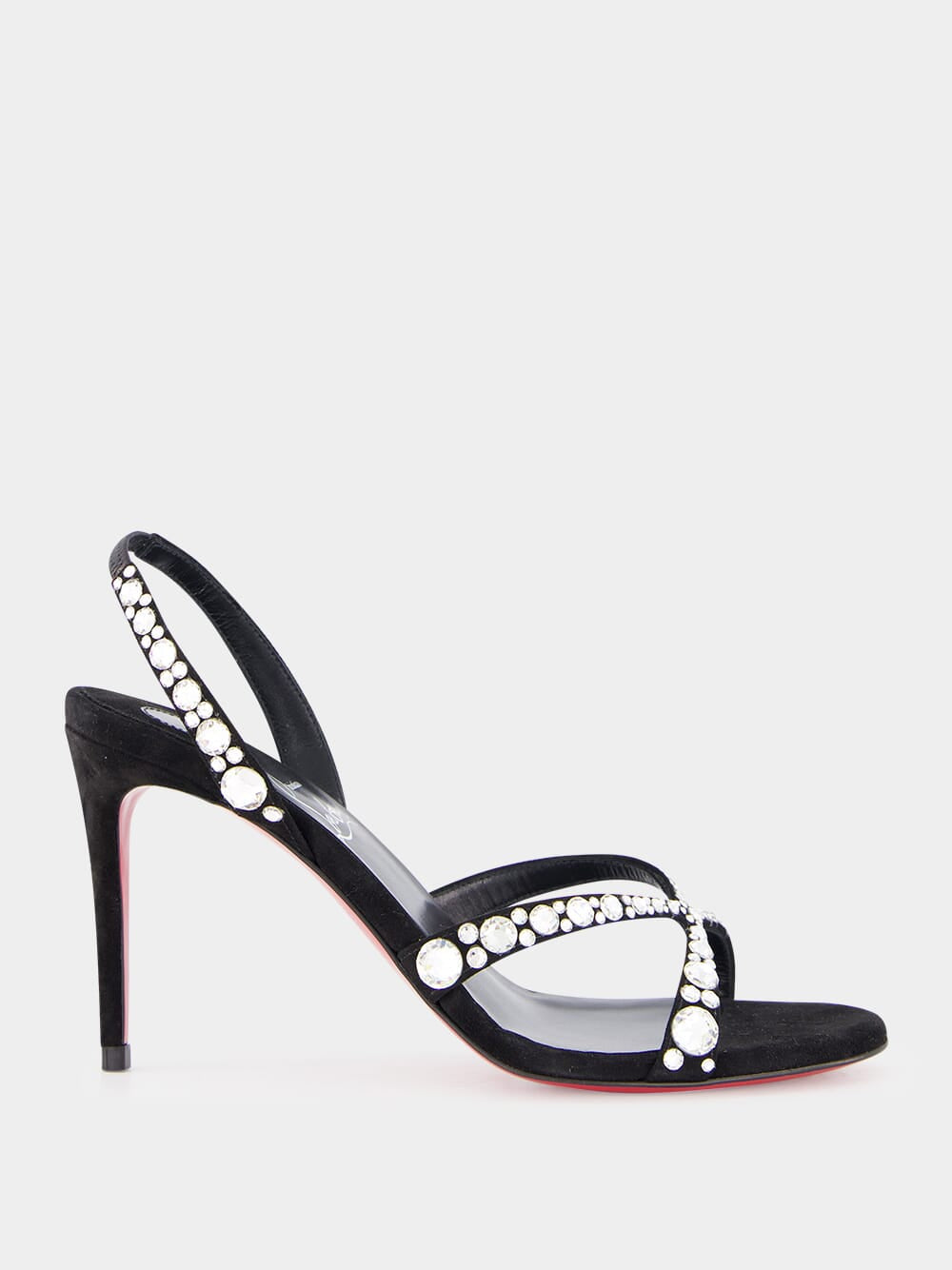 Emilie Strass 85mm leather sandals