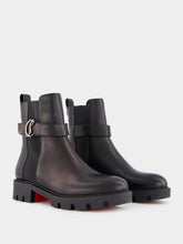 Christian Louboutin Chelsea Booty Lug leather boots