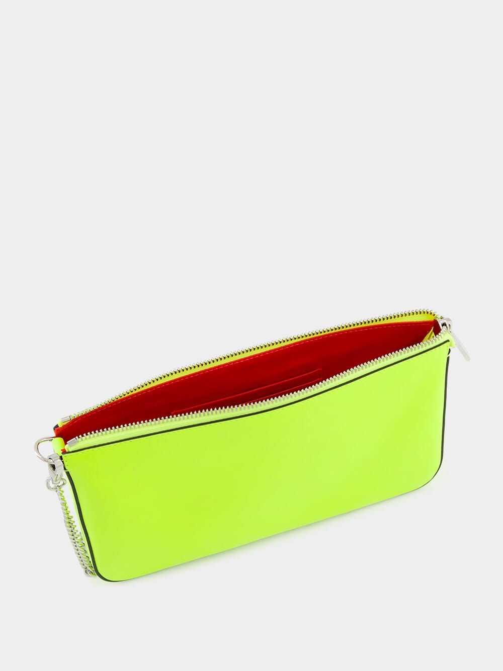 Loubila leather clutch