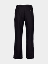 Frescobol Carioca Oscar Black Linen Trousers