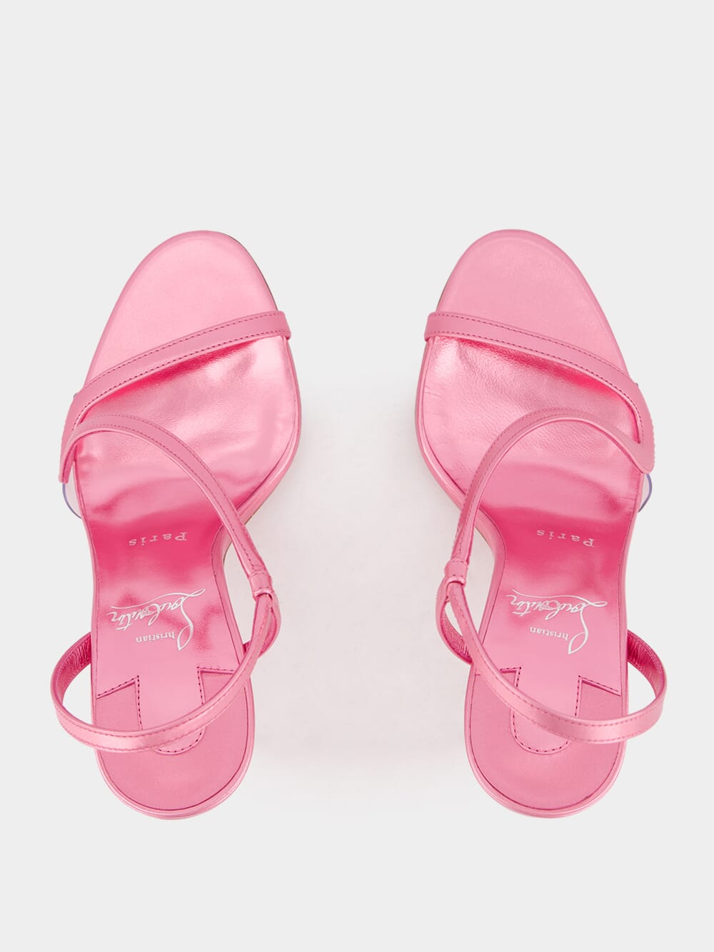 Rosalie Metallic Pink 100mm Sandals