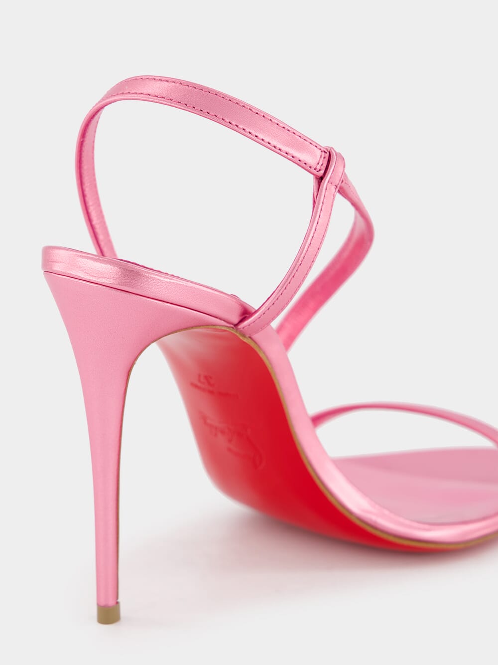 Rosalie Metallic Pink 100mm Sandals