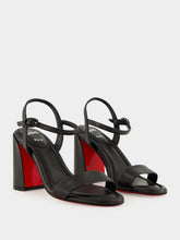 Christian Louboutin Miss Jane Sandal 85 in Black Lamb Nappa Leather