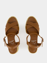 Christian Louboutin Calakala 85 Leather Espadrilles