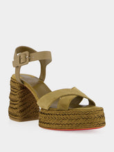 Christian Louboutin Bronzo Calakala 85 Espadrilles