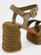Christian Louboutin Bronzo Calakala 85 Espadrilles