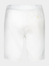 Frescobol Carioca White Linen Felipe Shorts