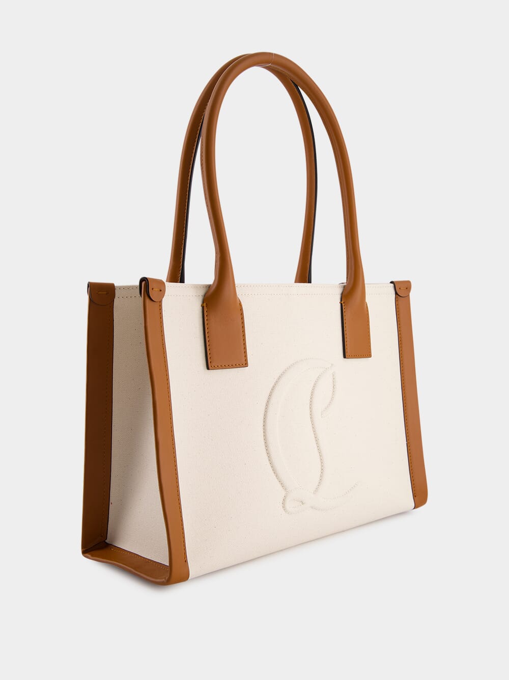 By My Side Small Beige Tote Bag