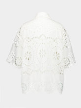Zimmermann White Pop Embroidered Shirt