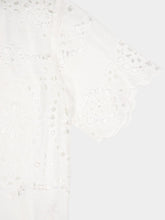 Zimmermann White Pop Embroidered Shirt