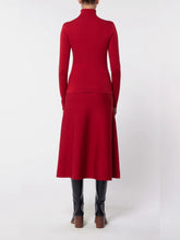 Gabriela Hearst Scarlet Red Freddie Knit Midi Skirt