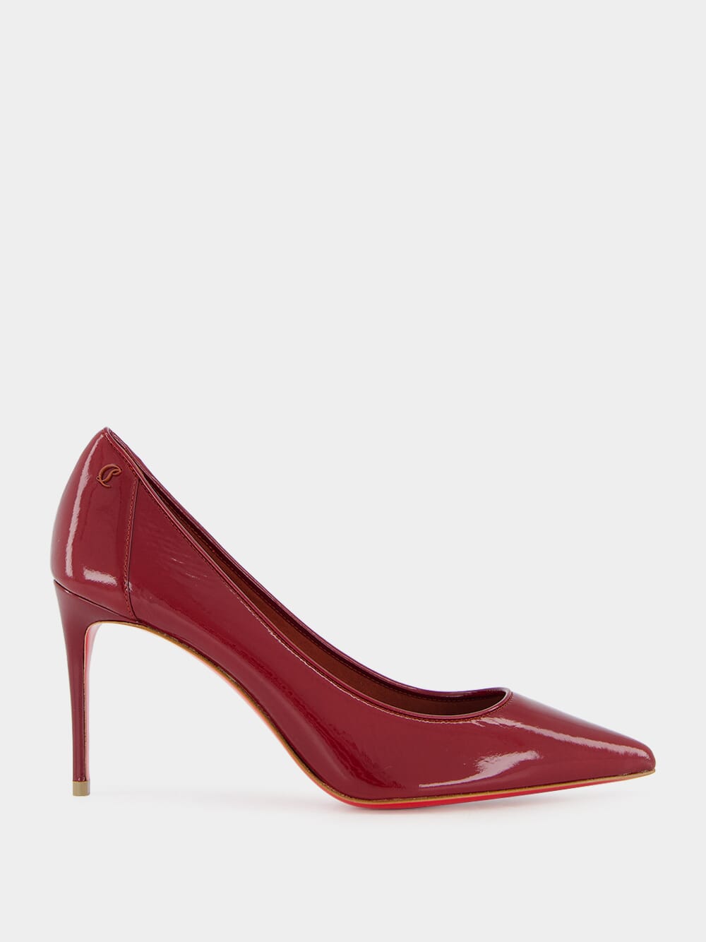 Sporty Kate Patent Leather Mid-Heel Pumps