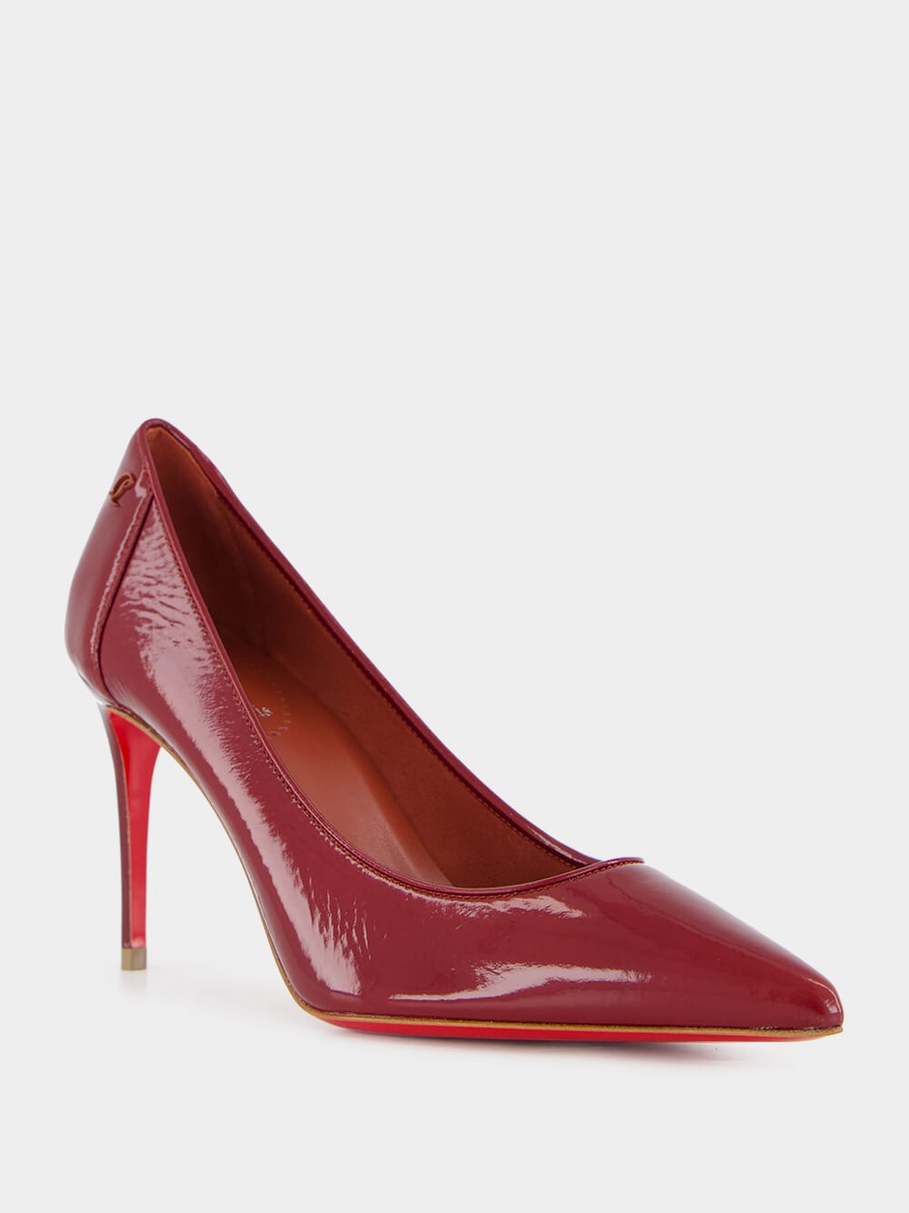 Sporty Kate Patent Leather Mid-Heel Pumps