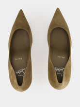Christian Louboutin Silex Miss Z 80 Veau Velours Pumps