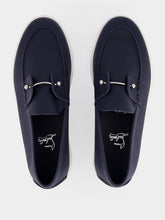 Christian Louboutin Marine Blue Chambeliboat Boat Shoes