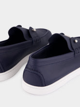 Christian Louboutin Marine Blue Chambeliboat Boat Shoes
