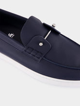 Christian Louboutin Marine Blue Chambeliboat Boat Shoes