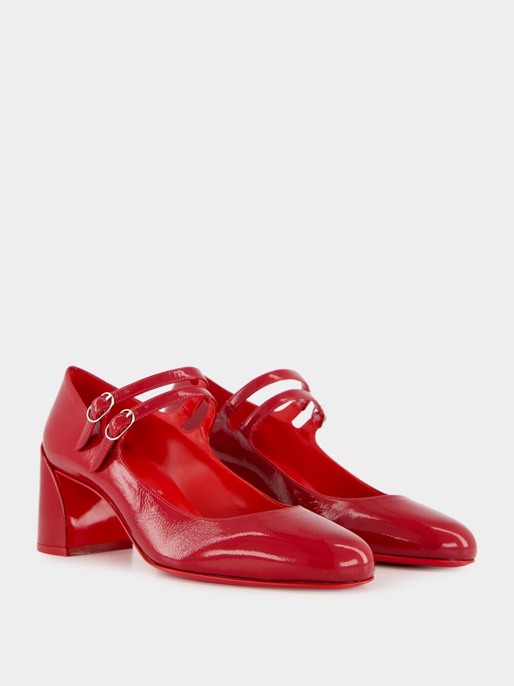 Red Miss Jane Pumps